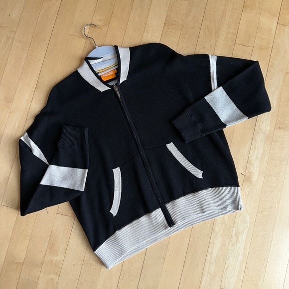 WISPR Varsity style Zip up jacket/cardigan, M. CB2509 - Picture 2 of 5